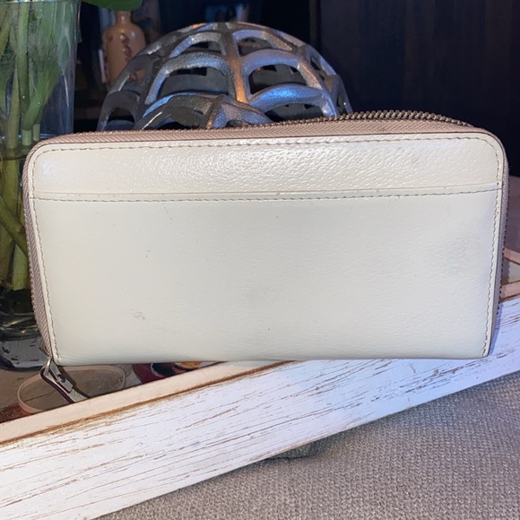 Pre owned Kate Spade Continental beige Wallet Leather - Picture 3 of 11